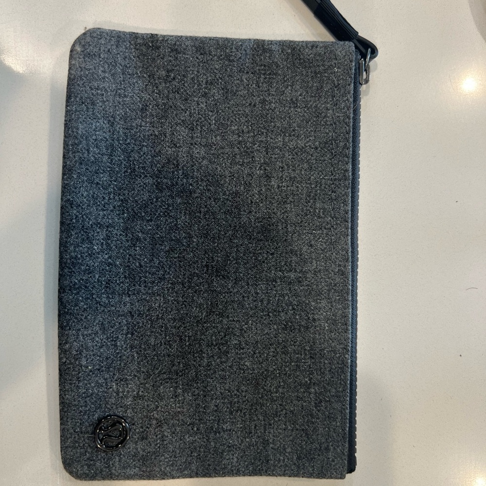 Lululemon Athletica Gray and Black Tote with matching small clutch - Picture 4 of 11
